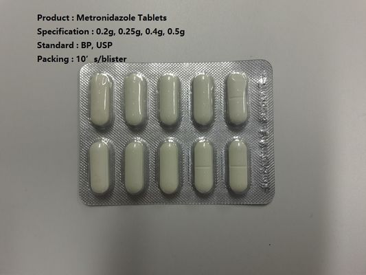 Metronidazole Tablets 0.2g, 0.25g, 0.4g, 0.5g Oral Medications