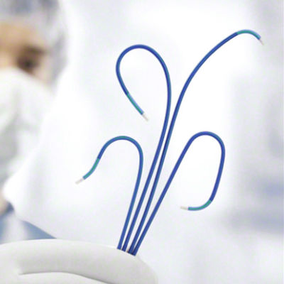 PVC TPU 5F 6F 7F Medical Cardiology Guiding Catheter